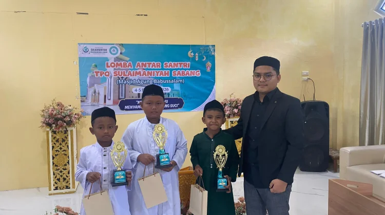 Puluhan Santri Ikuti Lomba TPQ Sulaimaniyah Sabang